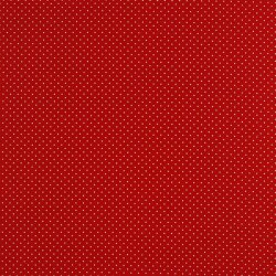 Baumwollpopeline 2mm Punkte - rot