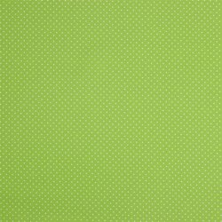 Baumwollpopeline 2mm Punkte - limette