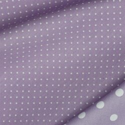 Baumwollpopeline 2mm Punkte - helllila