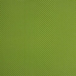 Baumwollpopeline 2mm Punkte - kiwi