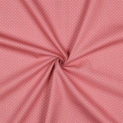 Baumwollpopeline 2mm Punkte - perlrosa