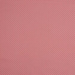 Baumwollpopeline 2mm Punkte - perlrosa