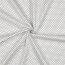 Baumwollpopeline 2mm Punkte - weiss/schwarz