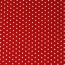 Baumwollpopeline 10mm Sterne - rot