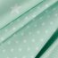 Baumwollpopeline 10mm Sterne - softmint