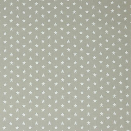 Baumwollpopeline 10mm Sterne - sand
