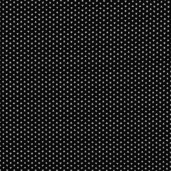 Baumwollpopeline 4mm Sterne - schwarz