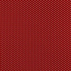 Baumwollpopeline 4mm Sterne - rot