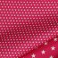 Baumwollpopeline 4mm Sterne - pink
