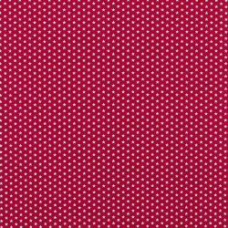 Baumwollpopeline 4mm Sterne - dunkelpink