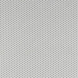 Baumwollpopeline 4mm Sterne - weiss/grau