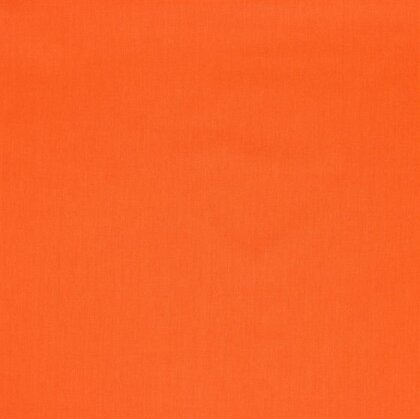 Baumwollpopeline *Vera* Uni - orange