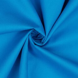 Baumwollpopeline *Vera* Uni - wasserblau