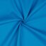 Baumwollpopeline *Vera* Uni - wasserblau