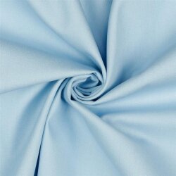 Baumwollpopeline *Vera* Uni - babyblau
