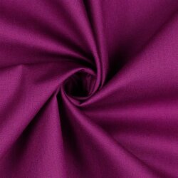 Baumwollpopeline *Vera* Uni - violett