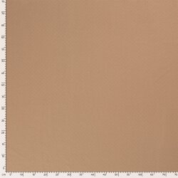 Feinstrickjersey *Bibi* Lochmuster - hell muskat