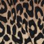 French Terry Digital Leo-Regenbogenstreifen  - beige