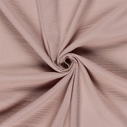 Musselin Uni *Marie* - altrosa
