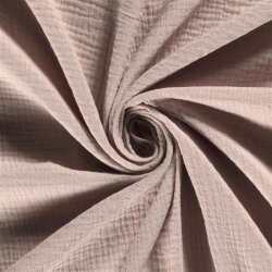 Musselin Uni *Marie* - altrosa
