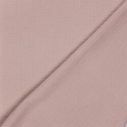 Musselin Uni *Marie* - altrosa