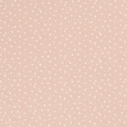 Baumwolljersey wilde Tupfen soft rosa
