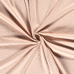 Baumwolljersey wilde Tupfen soft rosa