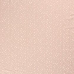 Baumwolljersey wilde Tupfen soft rosa