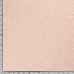 Baumwolljersey wilde Tupfen soft rosa