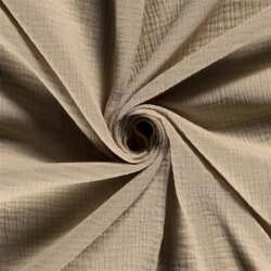 Musselin Uni *Marie* - hellbeige