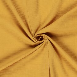 Musselin Uni *Marie* - senfgelb
