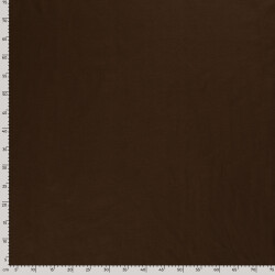 Baumwollstoff Fahnentuch Cretonne *Marie* Uni - braun