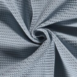 Waffelpiqué *Marie* 6mm Uni - himmelblau
