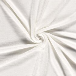 0,8 Meter - Bambus Frottee Uni *Marie* - creme