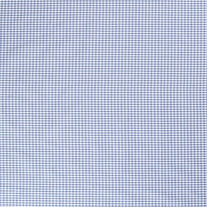 Baumwollpopeline garngefärbt Vichy Karo 5mm - jeansblau