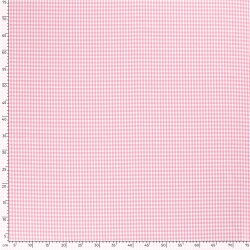 Baumwollpopeline garngefärbt Vichy Karo 5mm - rosa