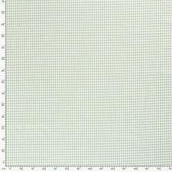 Baumwollpopeline garngefärbt Vichy Karo 5mm - antikmint