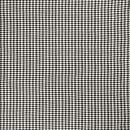 Baumwollpopeline garngefärbt Vichy Karo 5mm - schwarz