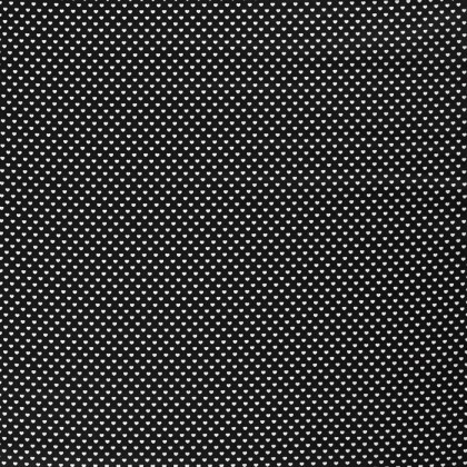 Baumwollpopeline Herzen 5mm - schwarz