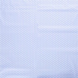 Baumwollpopeline Sterne 10mm - eisblau