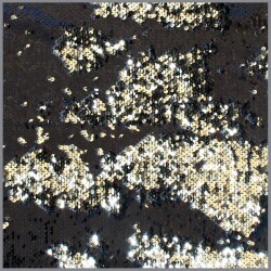 Paillettenstoff Wende-Effekt schwarz/gold