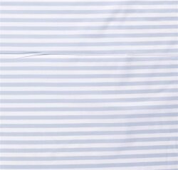 Baumwolljersey Streifen 10mm - hellblau/weiss