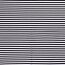 Baumwolljersey Streifen 10mm - schwarz/weiss