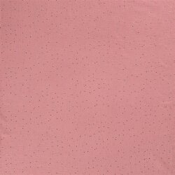 Musselin verstreute Goldtupfen – rosa