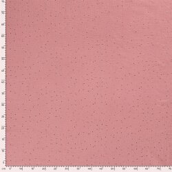Musselin verstreute Goldtupfen – rosa