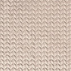 Kunstfell Flechtmuster - beige