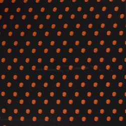 Chiffon große Punkte rostrot