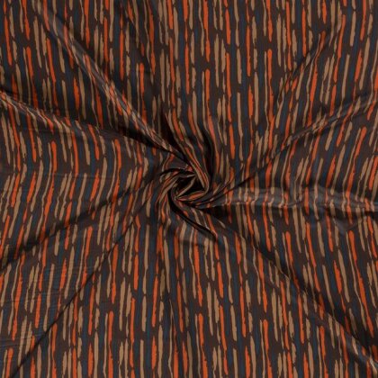 Chiffon Streifen braun
