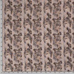 Chiffon abstrakte Muster - beige