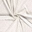 Baumwolljersey kleine Flecken- creme